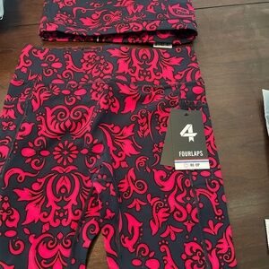 Four Lap two piece sports bra with leggings